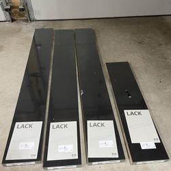 Black Floating Shelves 