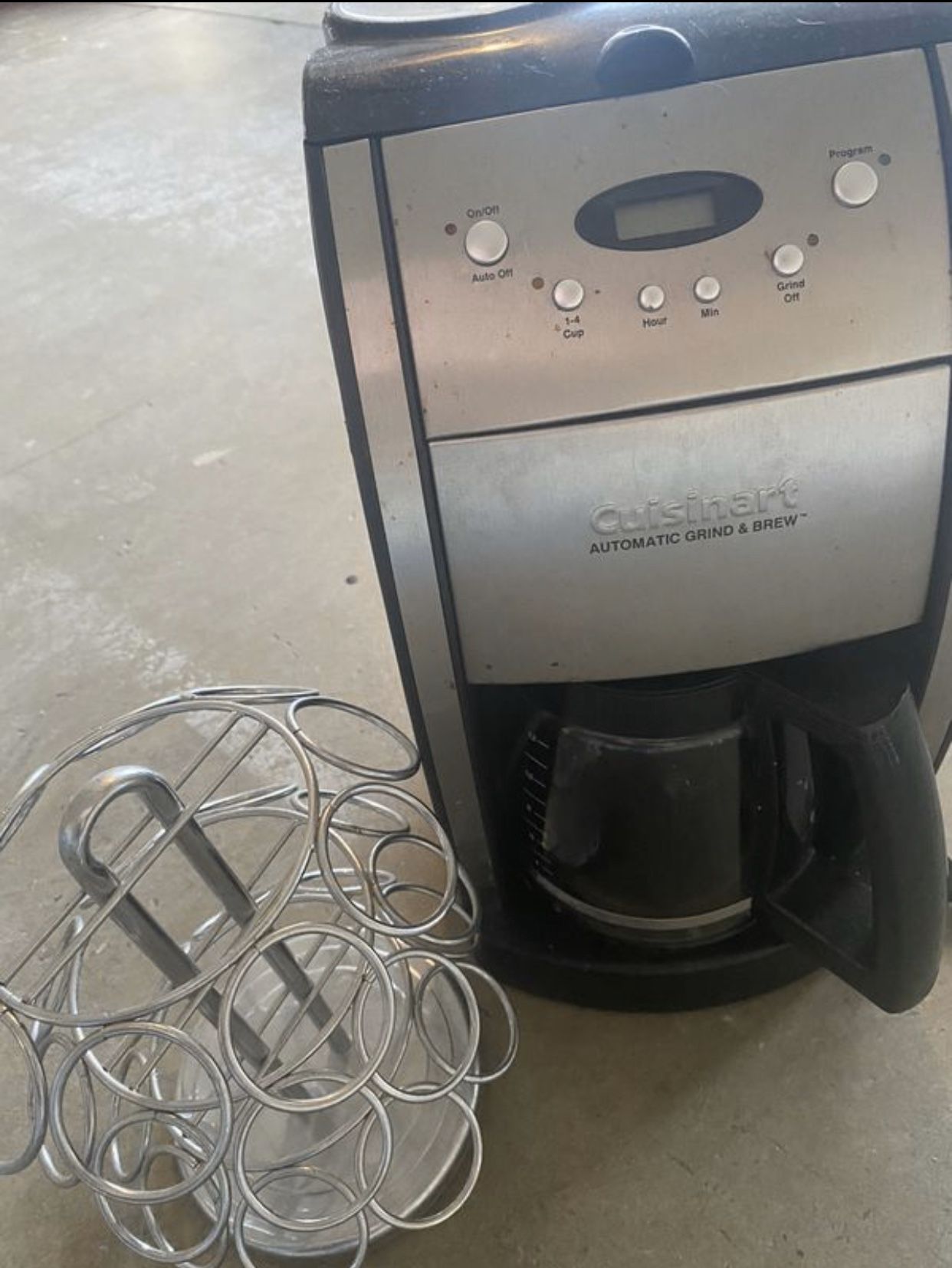 Coffee Maker and holder