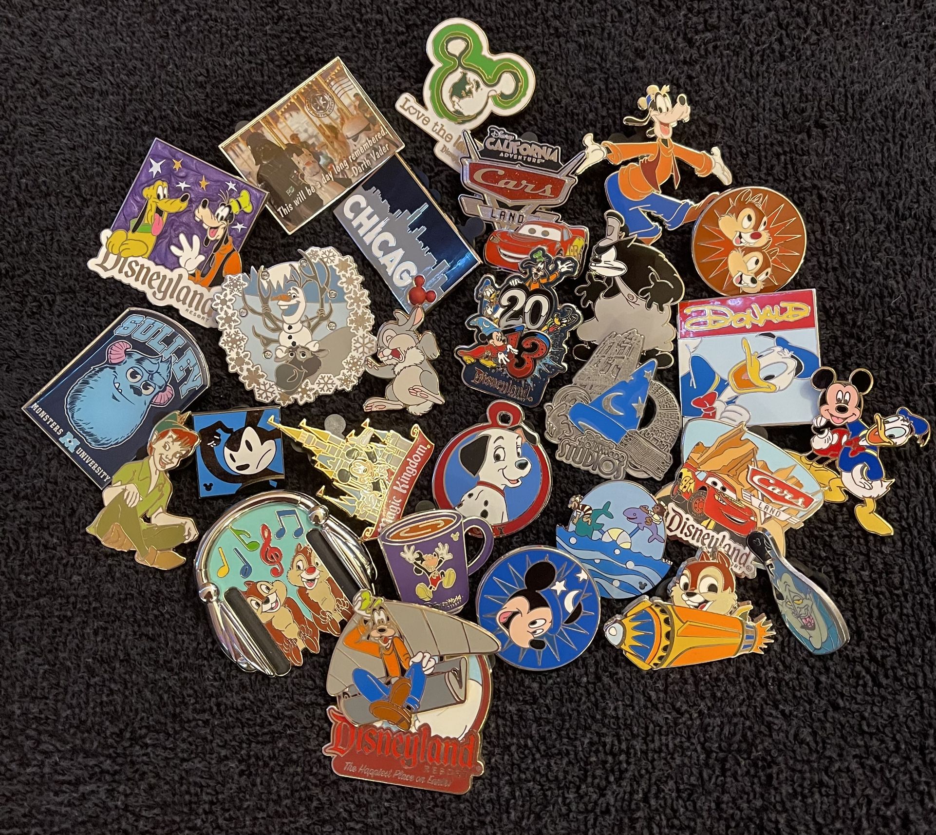 Assorted Disney Pins, set of 25, Pack #1