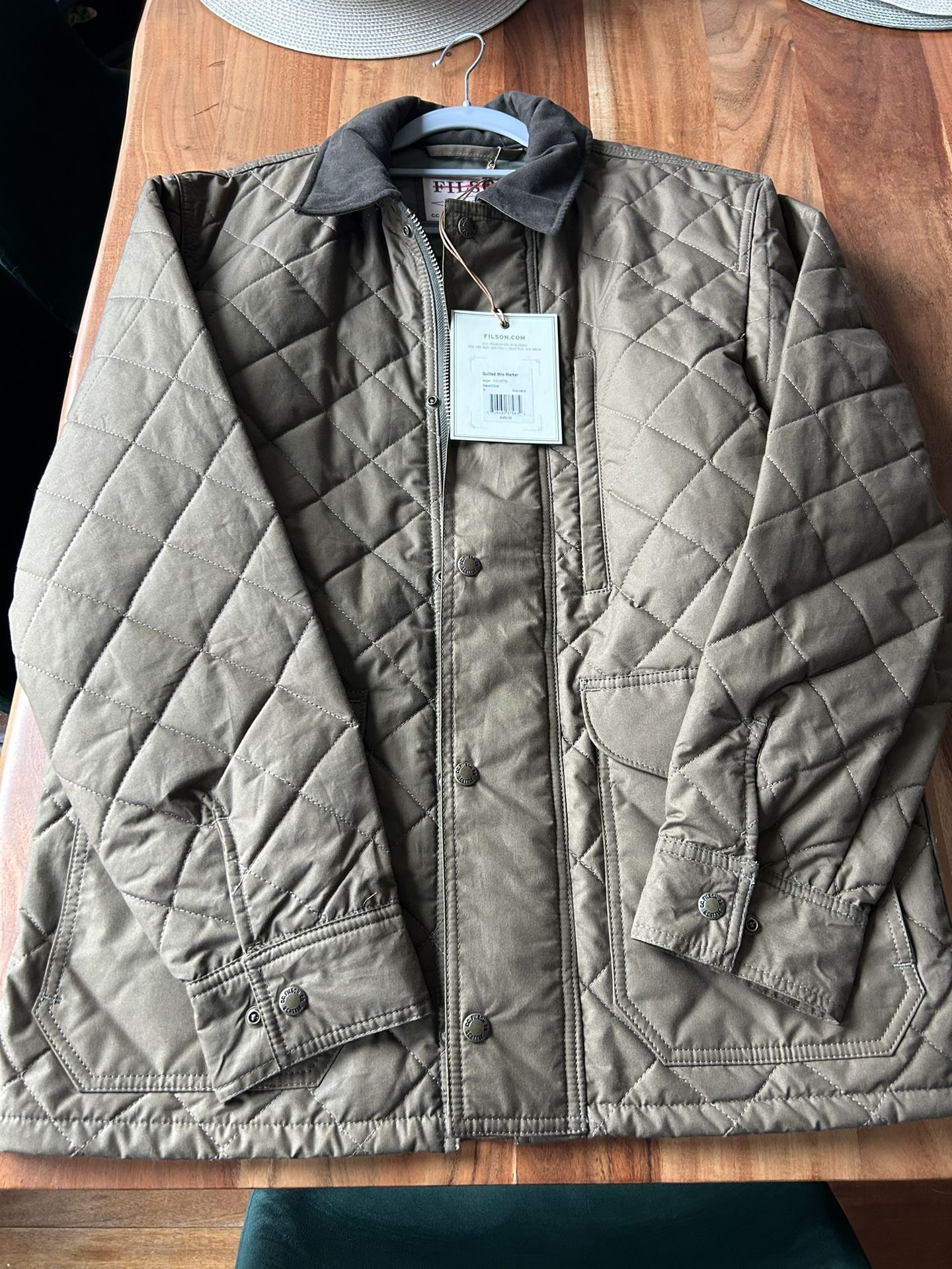 Filson Quilted Mile Marker Jacket Men’s Small