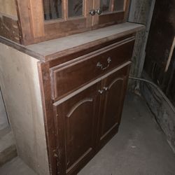 Antique Dresser Cabinet 