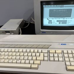 Atari 520 ST Computer, Monitor, Disk Drives