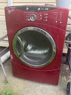 Cranberry red whirlpool dryer