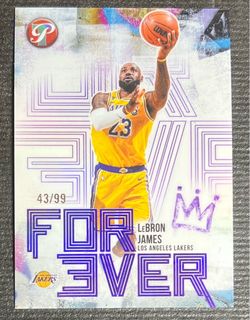 LeBron James Panini Forever Lakers Card 43/99