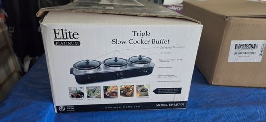 Triple Slow Cooker Buffet