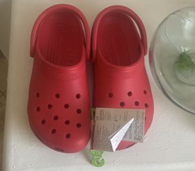 Red Crocs