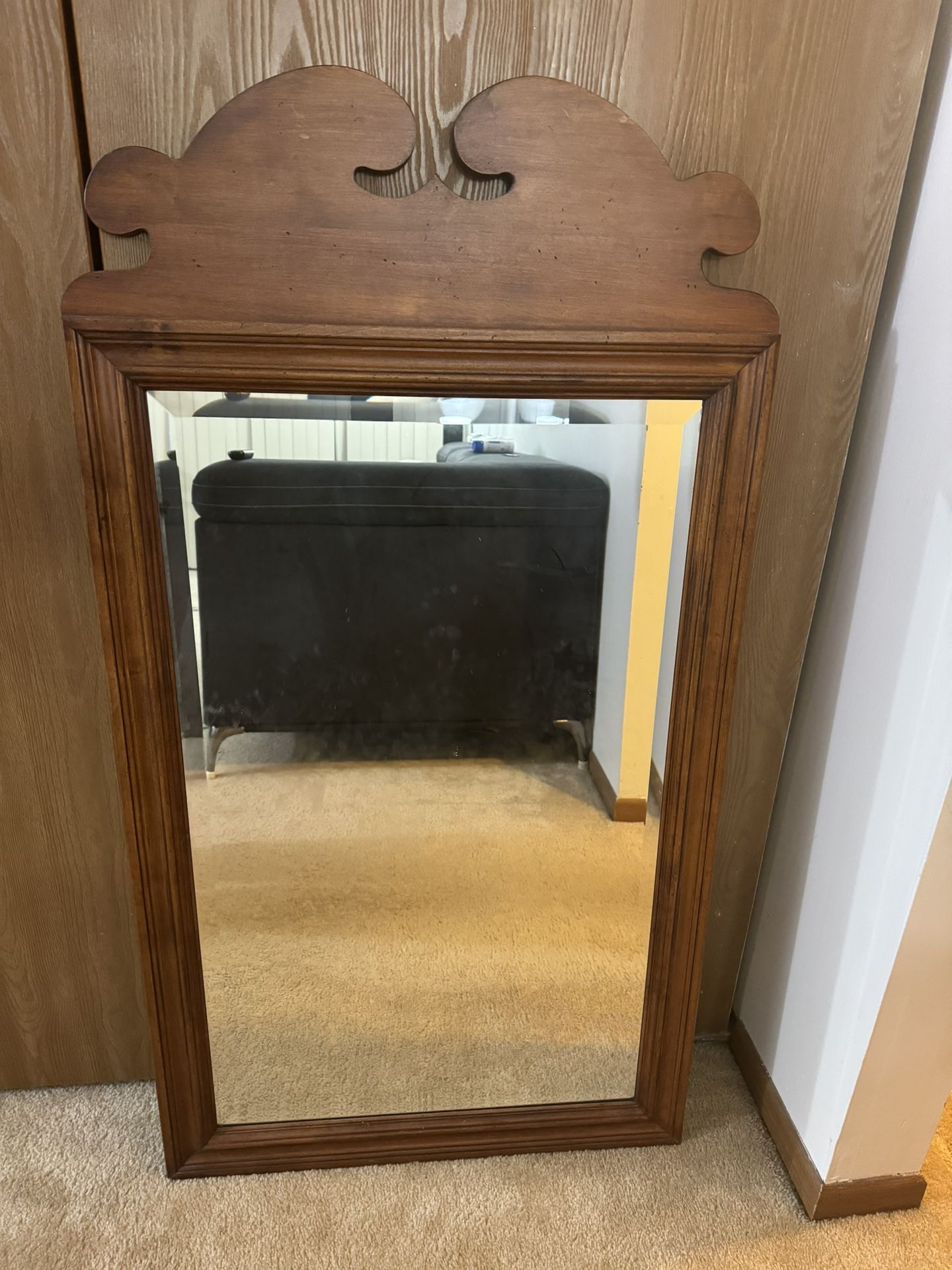 Antique 1980s Mirror