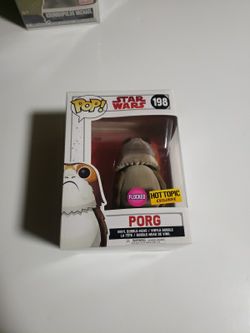 Funko Pop! Star Wars- Porg #198 Flocked (Hottopic Exclusive)