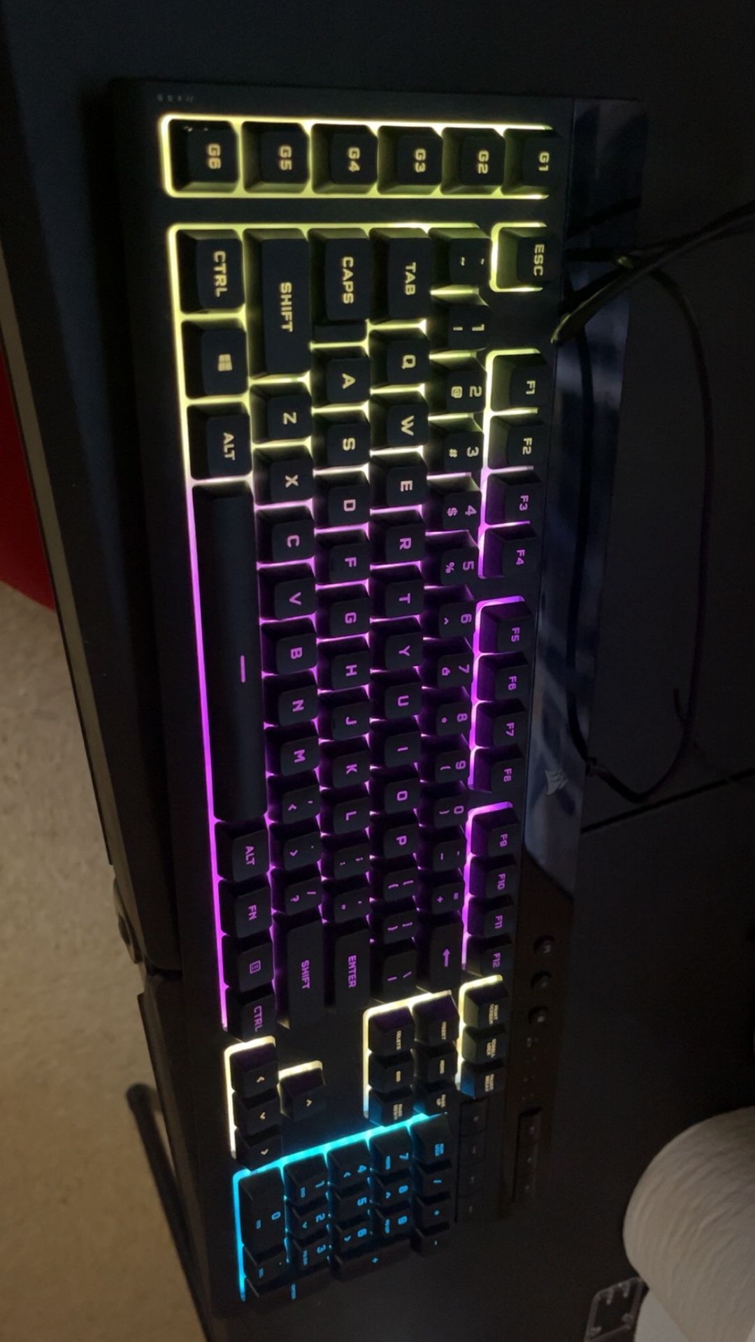 Corsair Light Up Keyboard