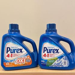 Huge 128 oz & 150 oz Purex detergent: $7 each