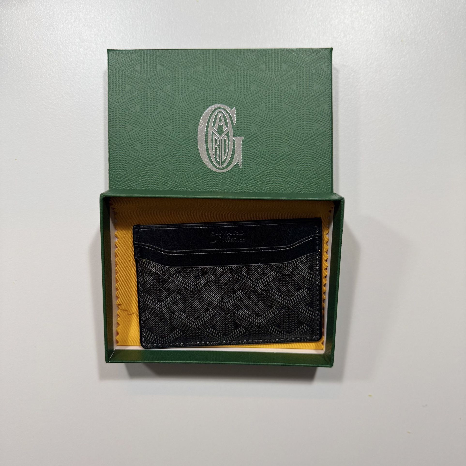 Black Luxury GYD Card Holder Wallet
