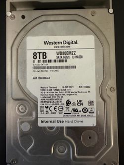 8TB Western Digital HDD WD80EMZZ