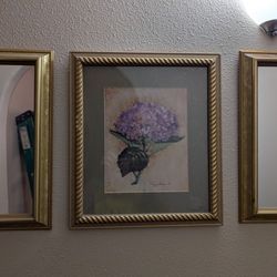 Cute Triptych Picture With Mirrors 