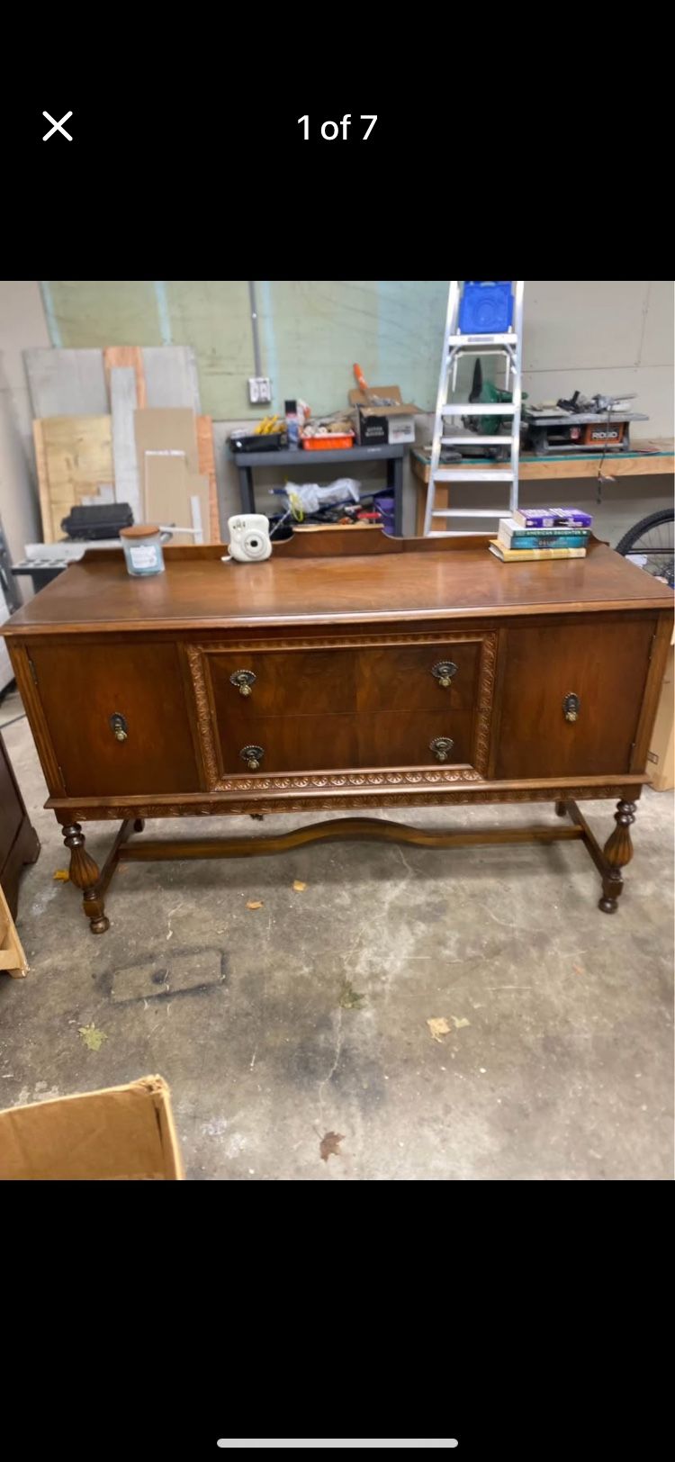 Jacobean Style Buffet/ Hutch