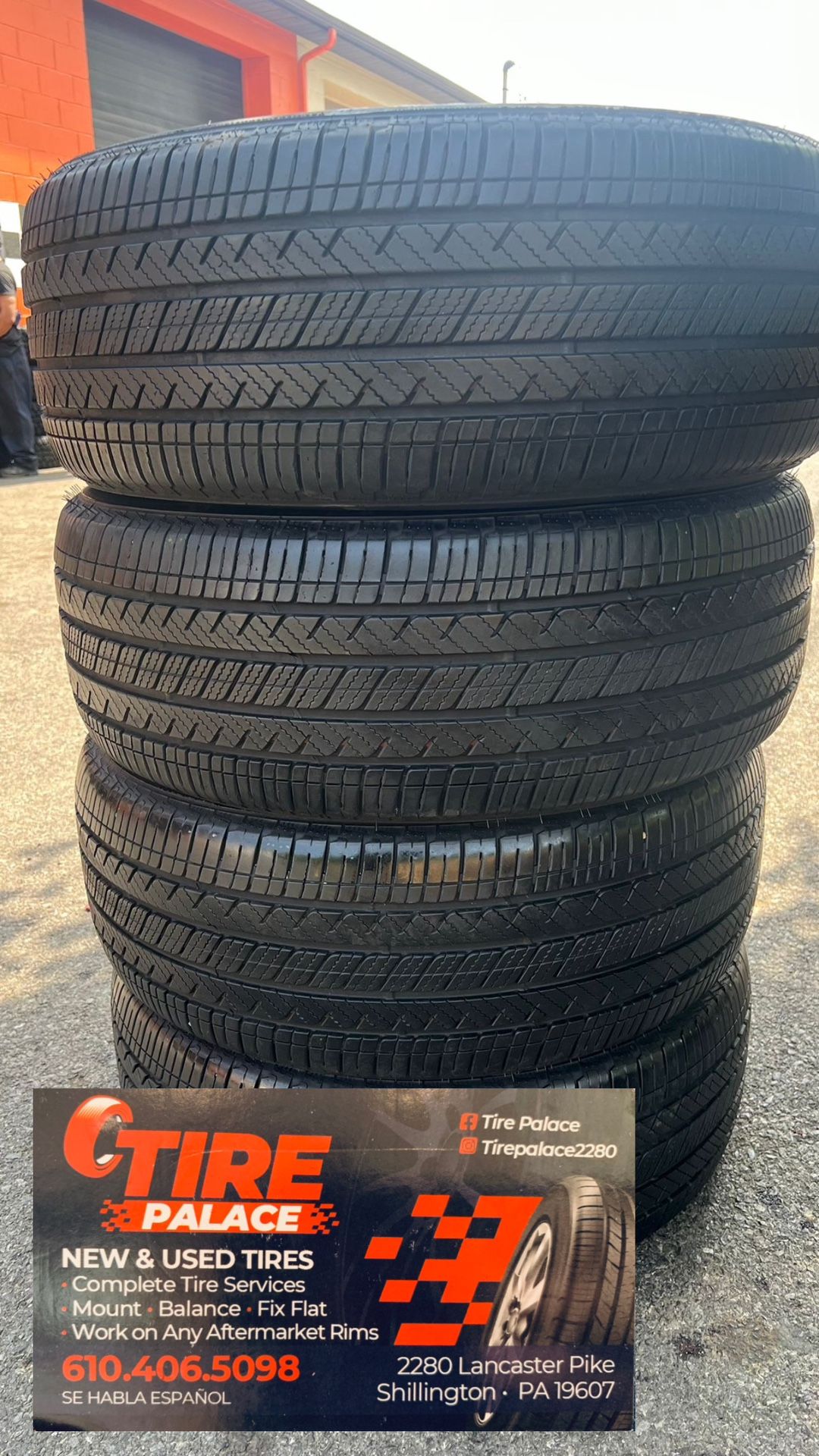 Used tire 255/50/20 Bridgestone mountain & Balance included like new $450