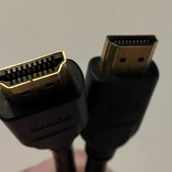 High Speed Hdmi Cable with Ethernet Male to Male Gold Plated Connector, 6FT