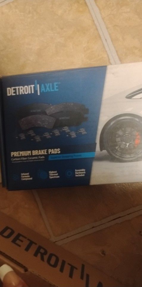 Detroit Axle Brakes And Rotors 8pc Set