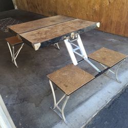 Vintage K&S Inc Fold-Out-Table