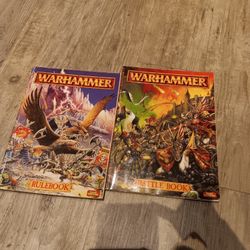 Games Workshop Warhammer Fantasy 5th Edition Battle Book & Rulebook Vintage OOP