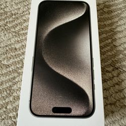 ► Genuine Apple iPhone 15 Pro Empty Box Only