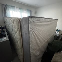 Queen mattress & Box Frame