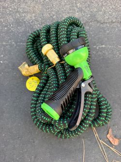 Expandable Garden Hose with Spray Nozzle