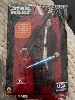 Rubies STAR WARS Galaxy's Edge Jedi Robe Adult Halloween Cosplay Costume NEW in bag. One size
