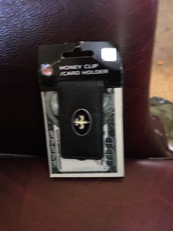New Orleans Saints money clip and card holder