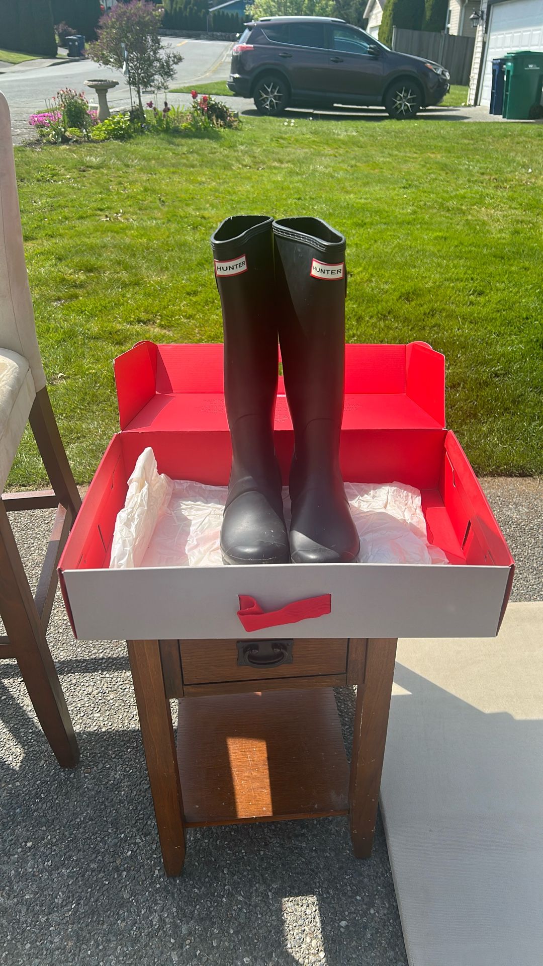 Hunter Boots Women’s 7 Black