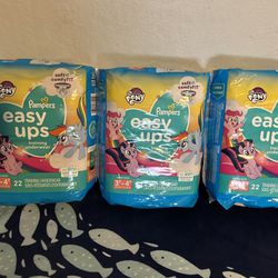 Pampers East Ups 3-4t. $20 Firm 
