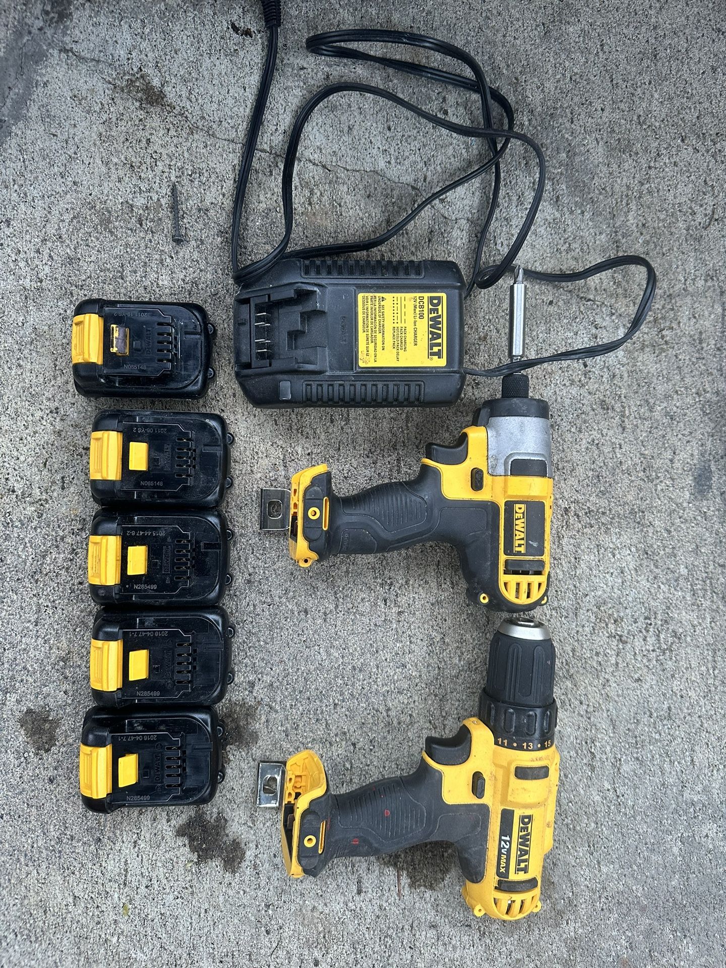 Dewalt 18v Drill With Batteries
