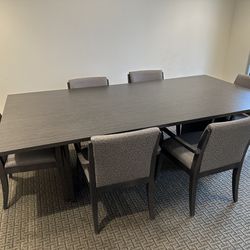 Conference Table And 8 Chairs 