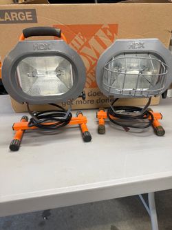 HDX Halogen Work Lights – Set of 2