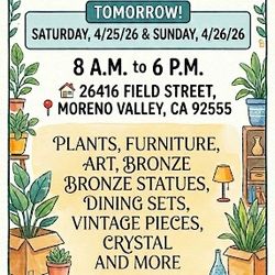 Last Plant Sale And Open House Moving Sale