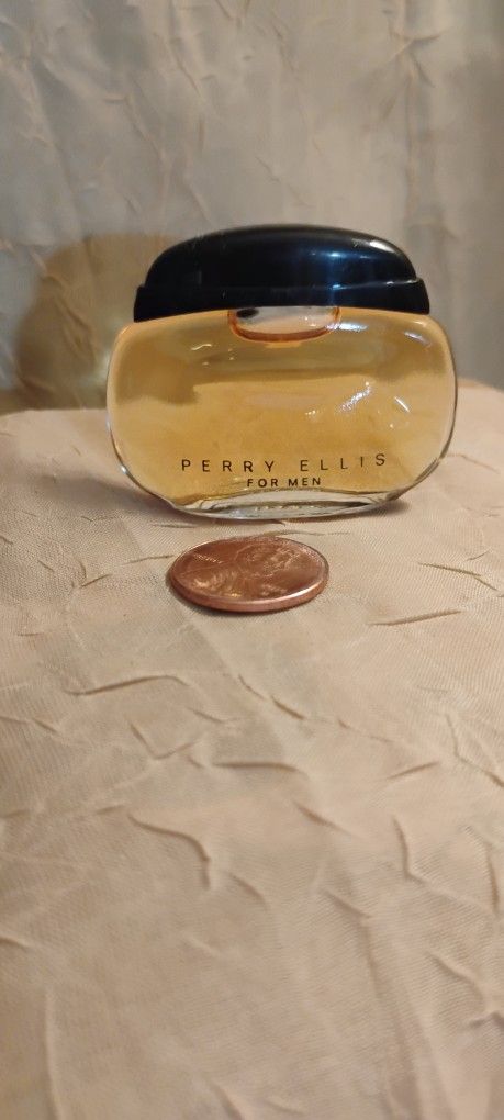Vintage PERRY ELLIS   For  Men Cologne Miniature  4ml/ .14 fl oz  Splash