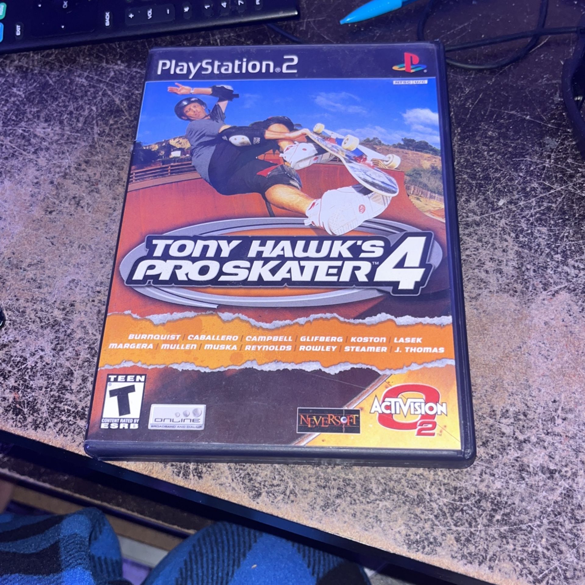 Tony Hawks Pro Skater 4 For The Ps2
