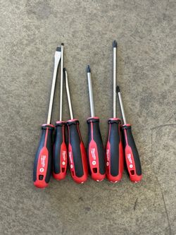 Milwaukee Screwdrivers 6 Piece