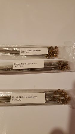Lot of guitar strings