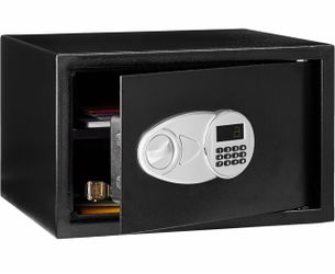 🔐 Amazon Basics Steel Security Safe – Digital Keypad | 1.2 Cu. Ft. | NEW