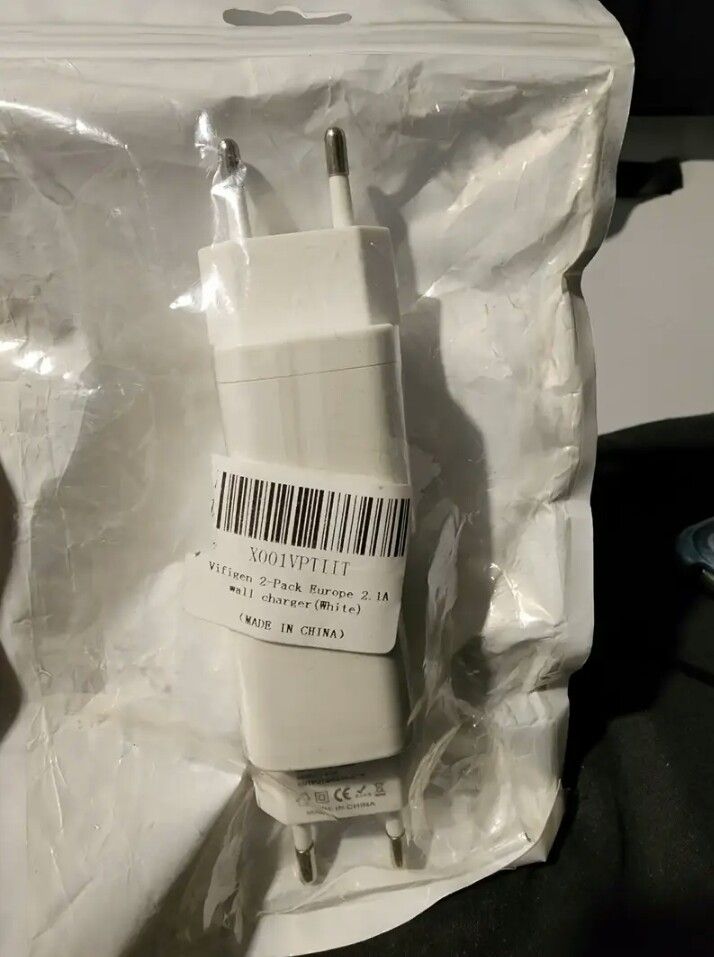 European Wall Charger, Vifigen 2 USB 2.1AMP Universal Europe Charger Block Dual Port Plug Compatible for iPhone 12 11 Pro Max XS XR X SE 8 7 6 Plus,