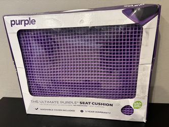 Purple Ultimate Seat Cushion | Pressure Reducing Grid Designed for Ultimate Comfort | Designed for Gaming | Made in The USA  Used 