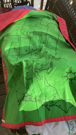 Oversized Felt Map