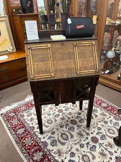 Antique Mission Style Oak Desk