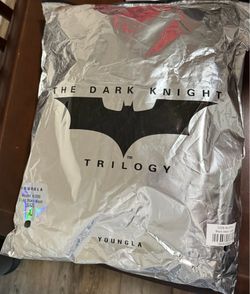 Young LA Black Washed Batman Armored Zip-Up Jacket