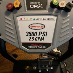 3500 Psi Gas Powered Pressure Washer New $400