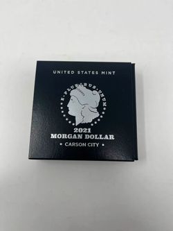 2021  MORGAN DOLLAR WITH BOX/COA MINT CODE 21XC CARSON CITY