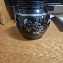 L.E. Smith Glass Amethyst Vase