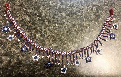 Handmade beaded necklace