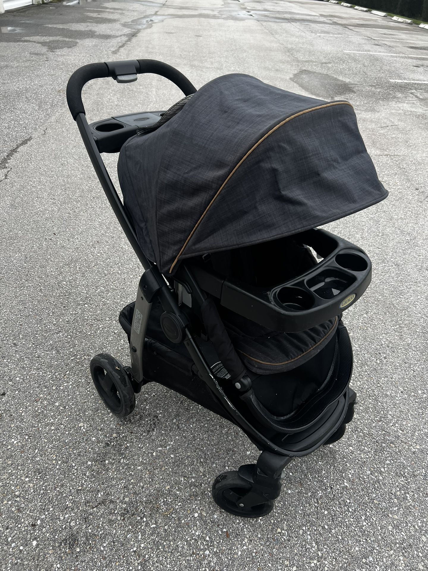 Graco Modes Click Connect Stroller with Reclining Seat! Works great! Folds easily. Just the stroller, no car seat. Retails $349.99+