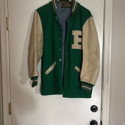 Vintage Colemans  Letterman’s Wool & Leather Jacket 